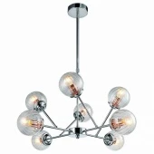 Люстра на штанге Arancia в стиле лофт, хром, A9276LM-8CC Arte Lamp