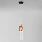 Подвесной светильник в стиле лофт Clip, 50087/1 черный/бронза ЕВРОСВЕТ