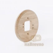 Одинарная накладка на плоскость, дуб, R1-0-D naBrevno, серия Ретро