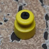 Кабельный изолятор желтый РШ4-12 ГусевЪ