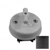 Ретро выключатель Ideal двухклавишный, серый, R1-SW-210 Retrika