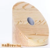 Накладка на скошенный потолок D115, L2-45-S сосна, угол 45 градусов naBrevno, с фрезеровкой кромки