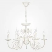 Люстра в стиле лофт Tomas, 60018/6 белый с золотом ЕВРОСВЕТ