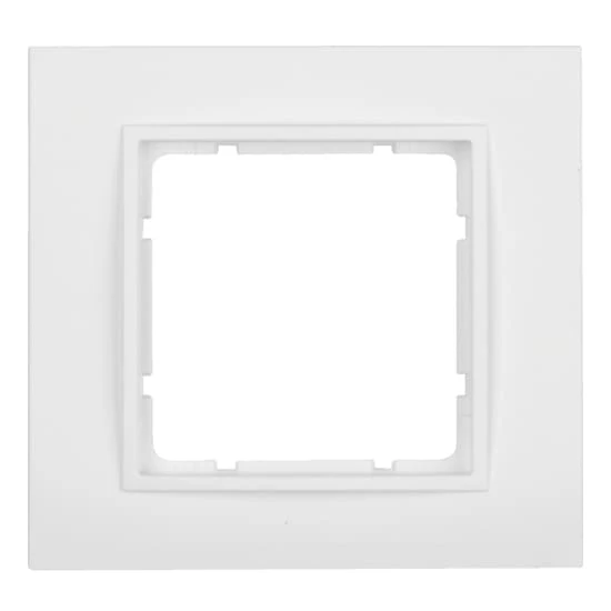 Дизайнерская рамка 1 местная, полярная белизна, матовый, 10116919 Berker, серия B.7