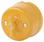 Ретро выключатель проходной, Баррикато, 080-361 (KM) Sun Lumen одноклавишный