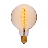 Ретро лампа накаливания G150 F5, E40, золотая, 052-160 Sun Lumen