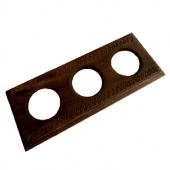 Рамка 3 местная винтаж BF4-630-183 BIRONI (ручная резьба)