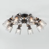 Люстра в стиле лофт Astor, 70111/8 черный ЕВРОСВЕТ