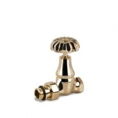 Ретро клапан регулирующий прямой для радиатора 1/2" золото 0338-1500D000 S.R.Rubinetterie