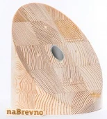 Накладка на скошенный потолок D170, 0.L5-45-S сосна, угол 45 градусов naBrevno