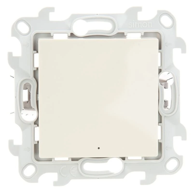 Дизайнерский выключатель с подсветкой Push&Go, слоновая кость, 2420204-031, Simon, одноклавишный проходной, серия 24 Harmonie Дизайнерский выключатель с подсветкой Push&Go, слоновая кость, 2420204-031, Simon, одноклавишный проходной, серия 24 Harmonie