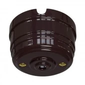 Потолочная база, круглая на 1, коричневый, GE30811-04 МезонинЪ (розетка потолочная)