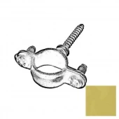 Клипса фиксации д/труб D22 GOLD, 2032229 Villaris-loft