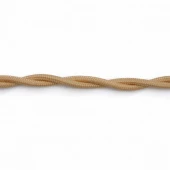 Ретро кабель витой ГОСТ 3*6, песочное золото, PV36006 ФД КерамикЪ