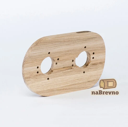 Двойная накладка на бревно D220 мм., дуб, R2-220-D naBrevno, серия Ретро Двойная накладка на бревно D220 мм., дуб, R2-220-D naBrevno, серия Ретро