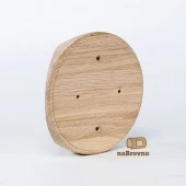 Накладка на бревно D260 мм. под распределительную коробку или светильник D130, дуб, KR3-260-D naBrevno