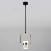 Подвесной светильник в стиле лофт Oscar, 50165/1 LED золото/белый ЕВРОСВЕТ