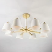 Люстра в стиле лофт Frozen, 70083/8 золото ЕВРОСВЕТ