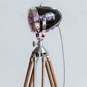 Мото-торшер, регулируемая высота 85-160 см., RoadMaster Black Vstileretro