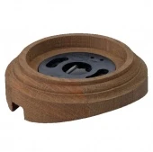 Рамка деревянная 1 местная на бревно D220 мм., старое дерево, RD-01221 Retrika