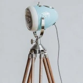 Мото-торшер, регулируемая высота 85-160 см., RoadMaster SkyBlue Vstileretro