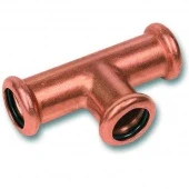 Тройник (переходник) для труб D2*35 и 22 мм., медь, ТП1-2/35/22б KW