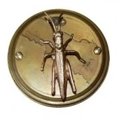 Ретро выключатель "Кузнечик", латунь, 11259И-80 ГусевЪ, одноклавишный