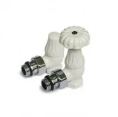 Ретро клапаны угловые для радиаторов Old Style 1/2" белый K337-1500VC0A S.R.Rubinetterie