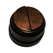 Ретро выключатель Retro Design медь, RE-RDV2Cp Р-Электро двухклавишный