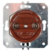 Ретро розетка ТВ вишня CL.TV.CH Salvador