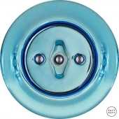 Ретро выключатель голубой металлик PECAGdm Katy Paty диммер