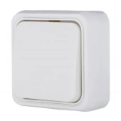 Дизайнерский выключатель, белый, 810104 LK Studio, одноклавишный, серия LKStandard