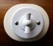 Одинарная накладка на бревно от 280 мм., белый, N013.11.00 Derevfarfor, серия РетроБлокхаус