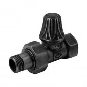 Ретро вентиль запорный прямой для радиатора 3/4" антрацит V67820EGR Сarlo Poletti