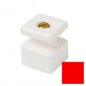 Кабельный изолятор QUADRA, красный, GE80027-06 (KM) ТМ МезонинЪ