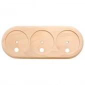 Подложка 3 местная Verona, овал, без отделки, KV-3 Edisel