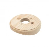 Накладка на бревно 260 мм. 1 местная, ясень натуральный, ОМР1-260 DecoWood