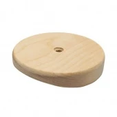 Накладка на бревно 240 мм. под распределительную коробку D90, береза натуральная, НРК240-Д90 DecoWood