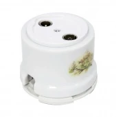 Ретро розетка ТВ, яблоня, OP.TV.AP Salvador