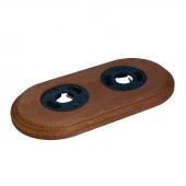 Рамка деревянная 2 местная Colony, старое дерево, RСD-02001 Retrika