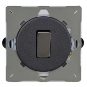 Ретро выключатель Matt Black, матовый черный, Z1EG7Y.MB Varilight перекрестный