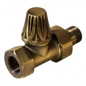 Ретро вентиль запорный прямой для радиатора 1/2" латунь v6741/2 RETRO style