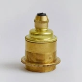 Патрон для ретро лампы с кольцом 76-ET латунь S. Lilley & Son