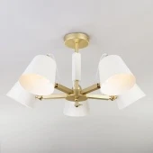 Люстра в стиле лофт Frozen, 70083/5 золото ЕВРОСВЕТ