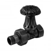 Ретро вентиль регулирующий прямой для радиатора 3/4" антрацит V67720EGR Сarlo Poletti
