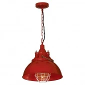 Лофт светильник подвесной Elmont, красный, LSP-9895 Lussole