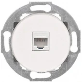 Розетка компьютерная RJ-45 кат. 6, 886304-1, белый, LK Studio Vintage