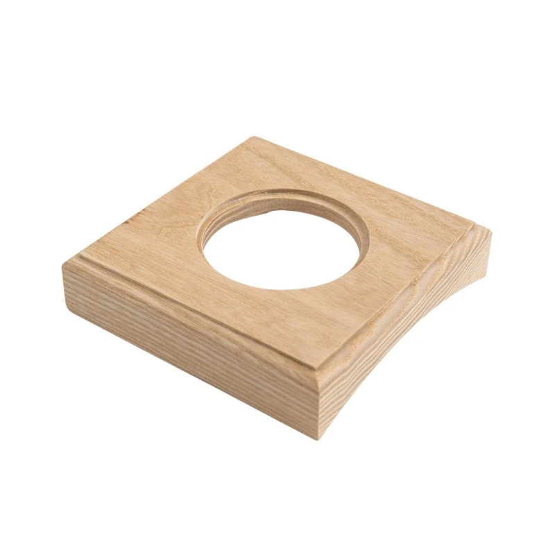 Накладка на бревно 260 мм. 1 местная, ясень натуральный, СМС1-260 DecoWood Накладка на бревно 260 мм. 1 местная, ясень натуральный, СМС1-260 DecoWood