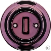 Ретро выключатель фиолетовый металлик PEMAGSlds Katy Paty диммер для ламп накаливания