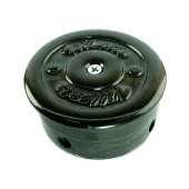 Распаечная коробка фарфоровая D70, черный, 2120004 Villaris-loft